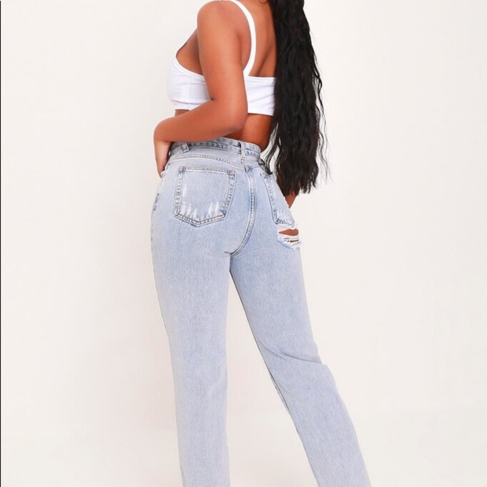 I Saw It First flare bottom denim jeans